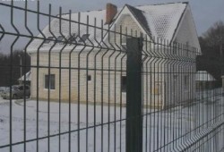 Забор из сетки