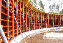 Аренда опалубки для создания стен