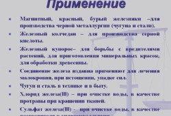 Свойства и применение чугуна