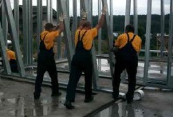 Монтаж зданий на основе ЛСТК