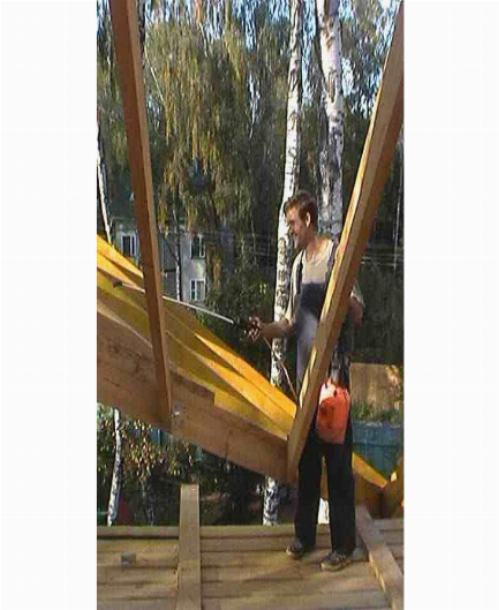 Обработка стропил Обработка стропил