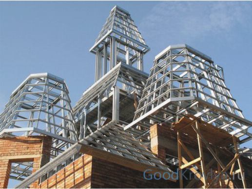 Стропильная система сложной конфигурации из металла Стропильная система сложной конфигурации из металла