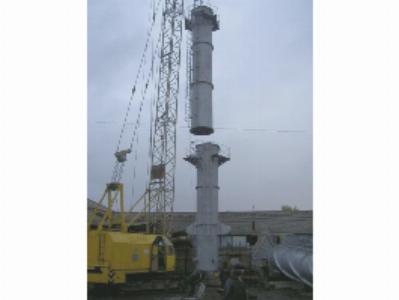 Установка дымомвой трубы для котельной