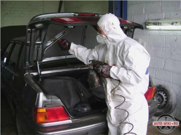 Обработка крышки багажника Обработка крышки багажника